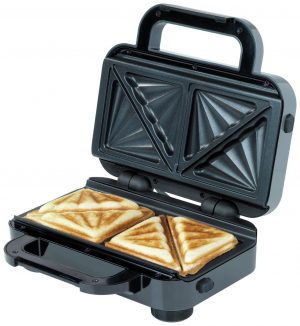 White Stainless Steel  5060569670880 Breville Breville VST083 Sandwich Toaster and Toastie Maker 