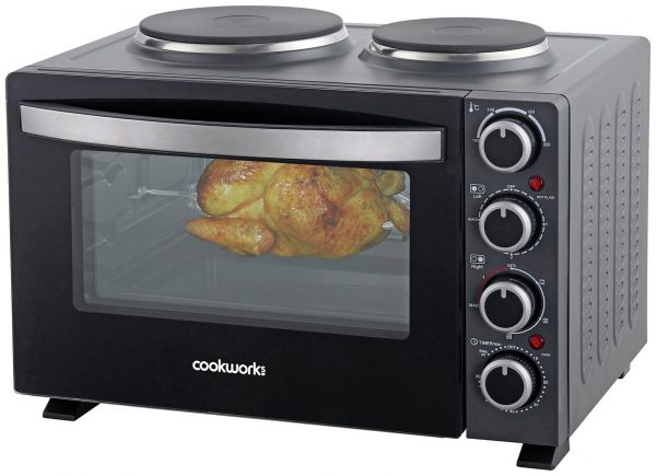 Winderig Controverse zondag Cookworks 28L Mini Oven with Hob - JSGamilton